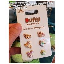 香港迪士尼樂園限定 Duffy 家族 Olu Mel小海龜造型穿針式耳環套裝